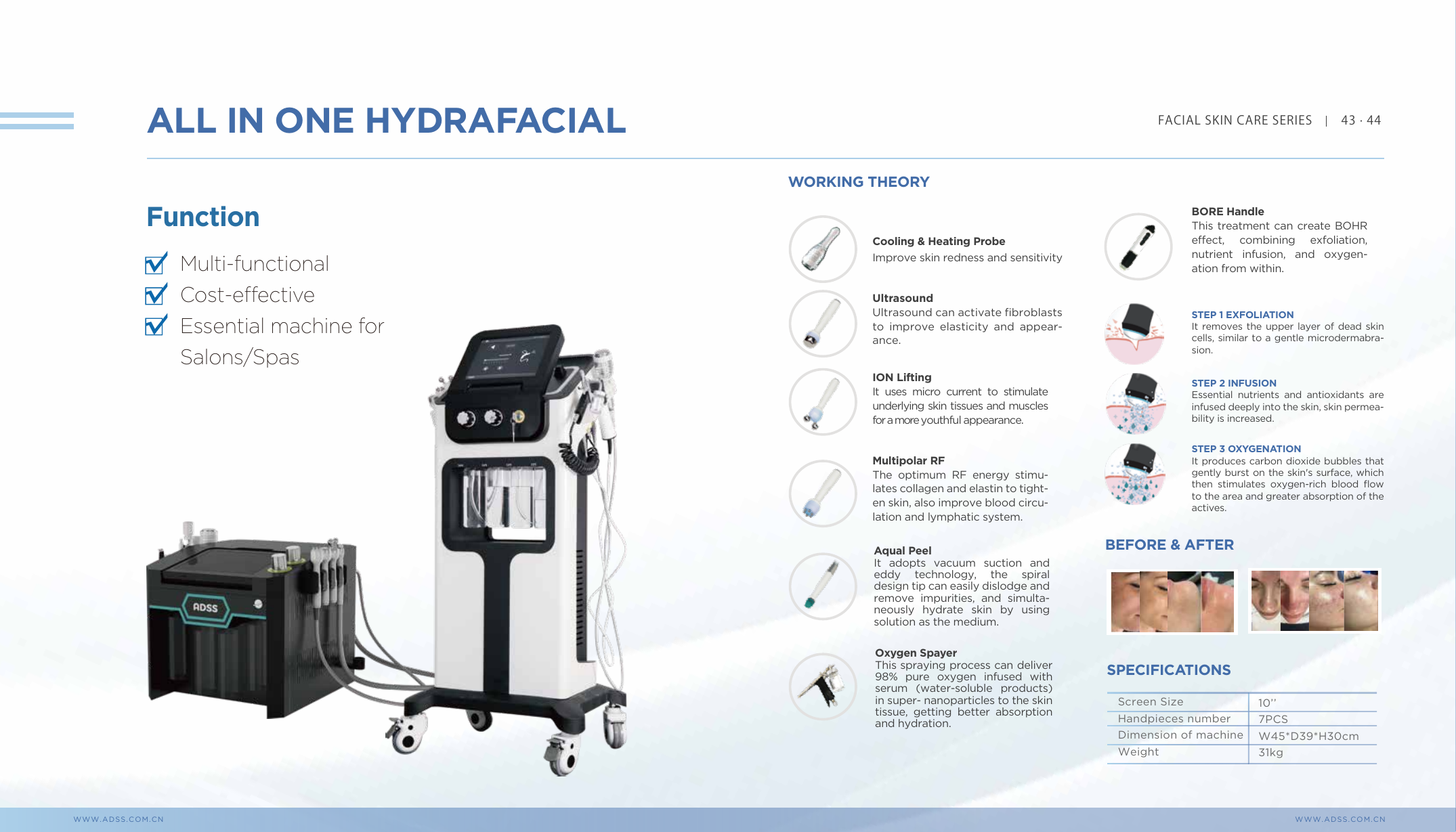 Page catalogue ADSS - All In One Hydrafacial