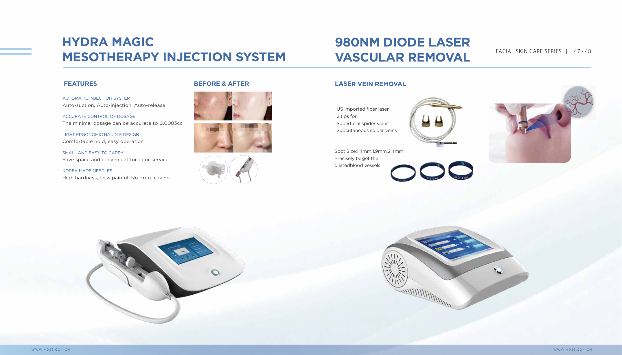 Page catalogue ADSS - Hydra Magic Mesotherapy Injection System