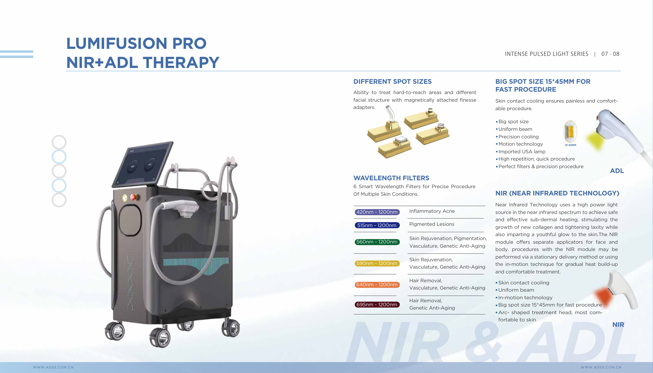 Page catalogue ADSS - LumiFusion Pro NIR+ADL Therapy