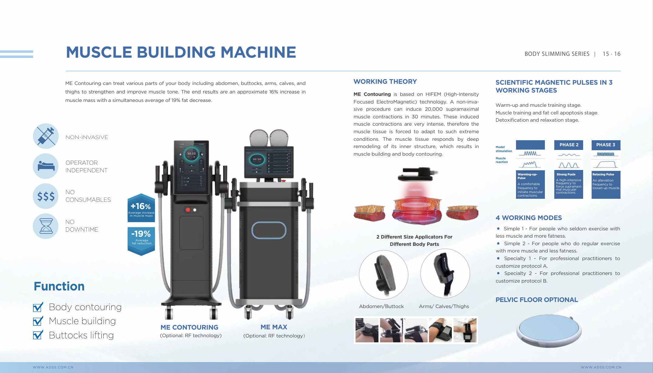 Page catalogue ADSS - Muscle Building Machine