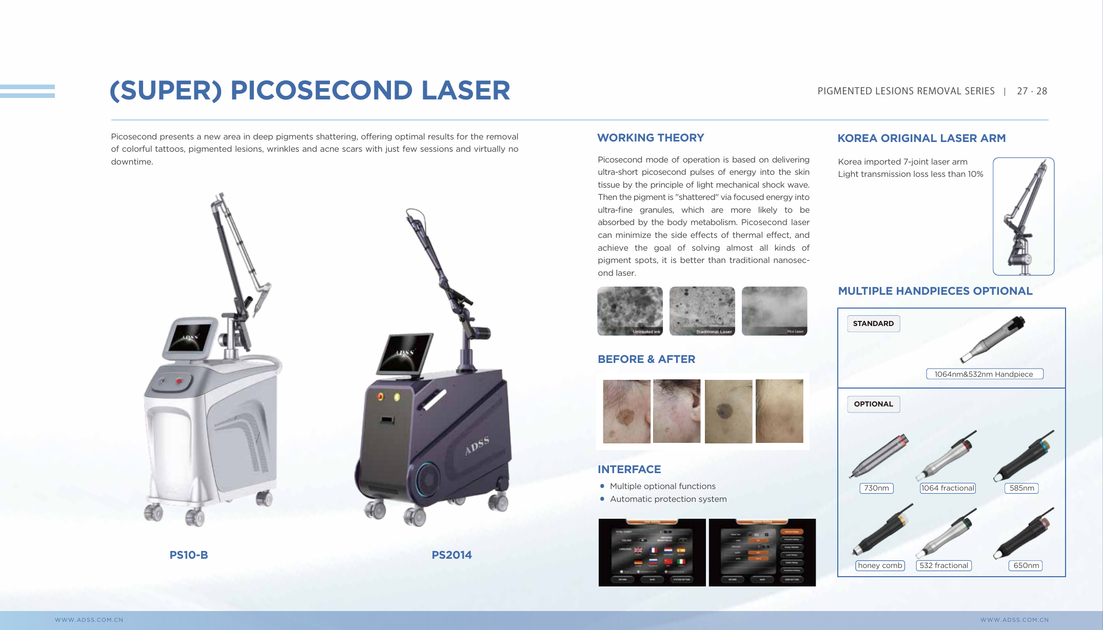 Page catalogue ADSS - Super Picosecond Laser